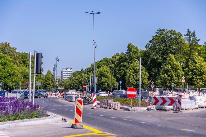 Przebudowa placu Na Rozdrożu w Warszawie