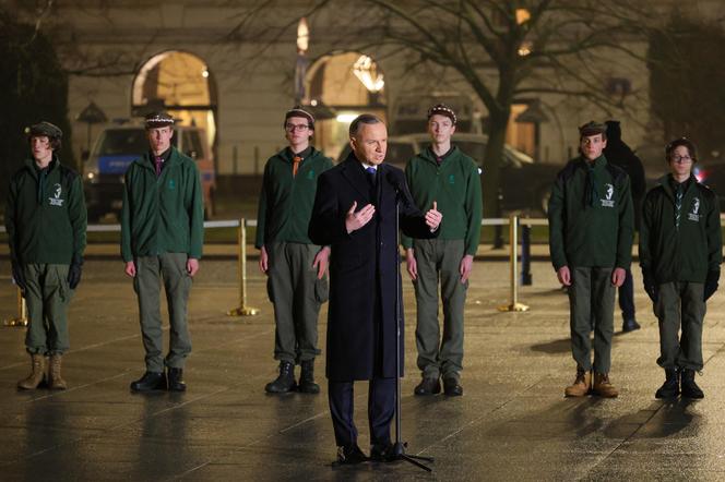 Prezydent oddał hołd ofiarom stanu wojennego. Wspominał górników i Popiełuszkę