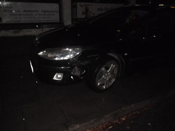 Wsiadł po pijaku za kierownicę i spowodował wypadek! Nieodpowiedzialny ojciec z Gniezna!