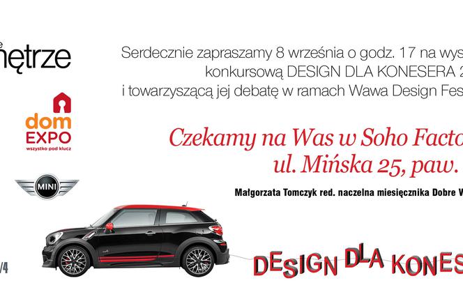 DOBRE WNĘTRZE zaprasza na wystawę: Design Dla Konesera w ramach Wawa Design Festiwal