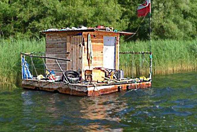 Jezioro Drawsko, tratwa
