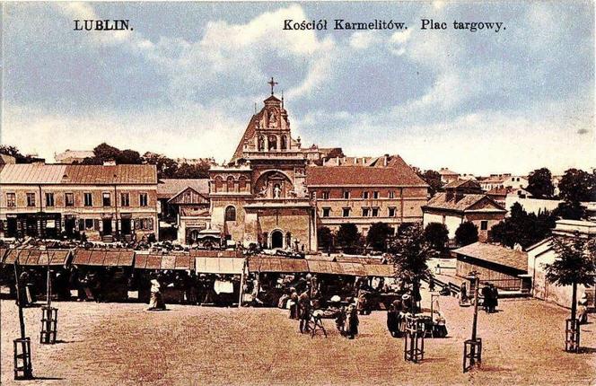 Tak na starych zdjęciach wyglądał targ na Świętoduskiej w Lublinie. Musicie to zobaczyć!