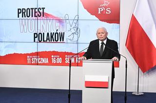 Kaczyński zaprasza na marsz w Warszawie.  „Manifestacja w obronie wolności”