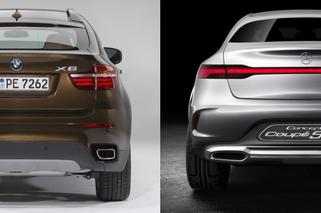 Mercedes-Benz Concept Coupe SUV kontra BMW X6