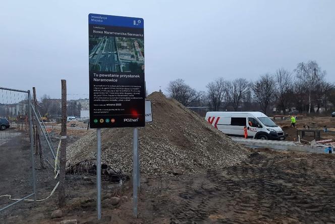 W tym miejscu powstanie przystanek. Naramowice czekają na tramwaj 