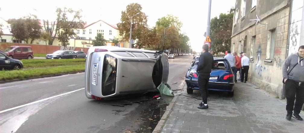 Kolizja na Powstańców Wielkopolskich