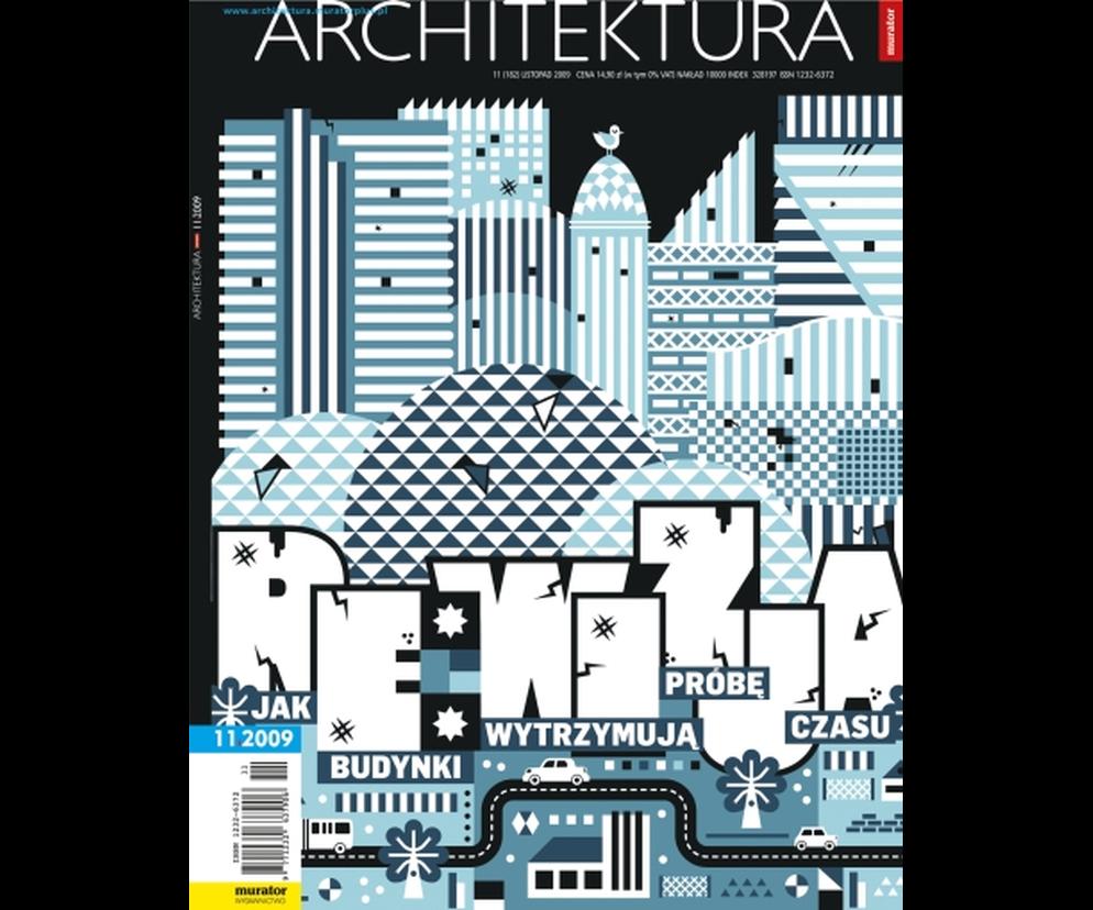 Okładka Miesięcznik Architektura 11/2009
