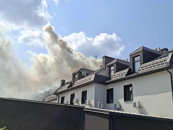 Pożar hotelu "Senator" w Starachowicach