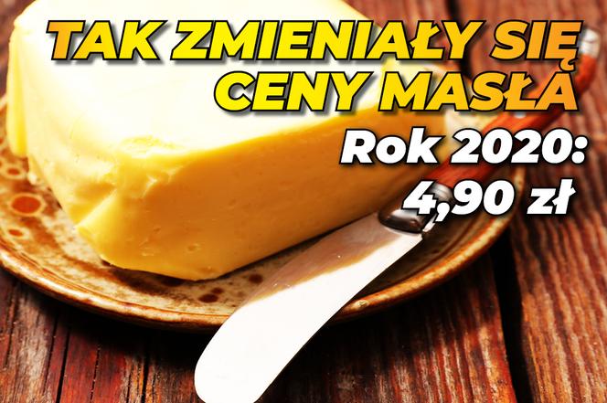 Cena masła
