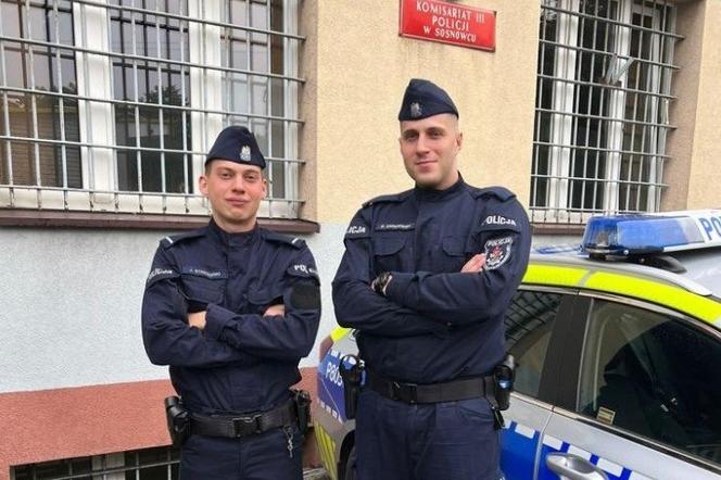 Policjanci z Sosnowca uratowali mężczyznę w restauracji. 81-latek nagle się zadławił 