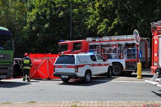 Wypadek śmiertelny w Sosnowcu. Zginął kierowca audi