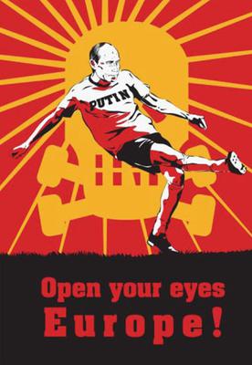 Solidarni 2010. Ulotki na Euro 2012. PUTIN! Europo otwórz oczy!