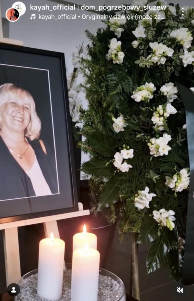 Kayah pożegnała mamę