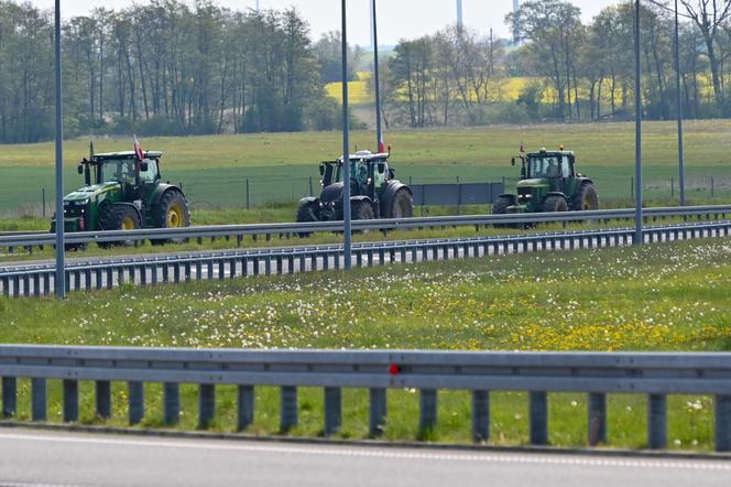 Protest rolników S3 Pyrzyce