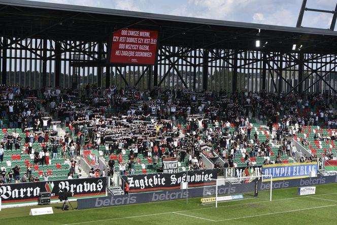 Zagłębie Sosnowiec - Lechia Gdańsk. Szaleństwo na trybunach!