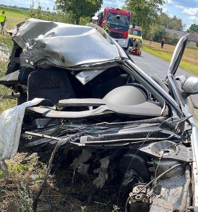 Kobierno. Trzecia ofiara wypadku. Kierowca forda zmarł w szpitalu