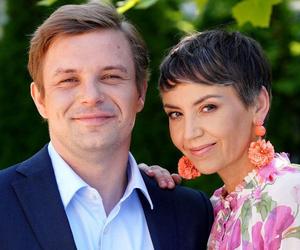 Barwy szczęścia, odc. 2928: Hubert (Marek Molak), Milena Szczepka (Alicja Kwiatkowska)