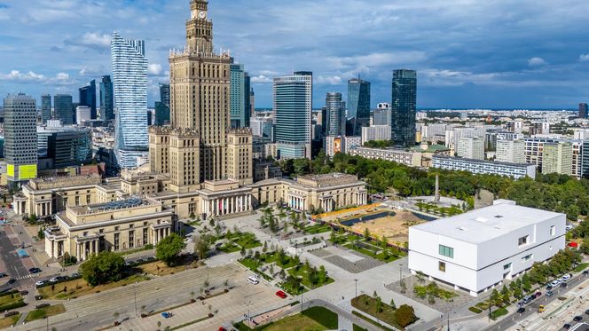 Plac Centralny Warszawa, sierpień 2025