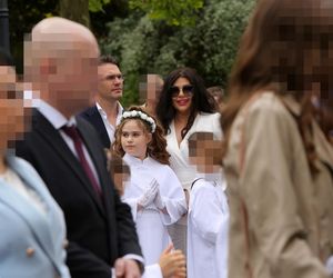 Iwona Węgrowska wyprawiła córce komunię