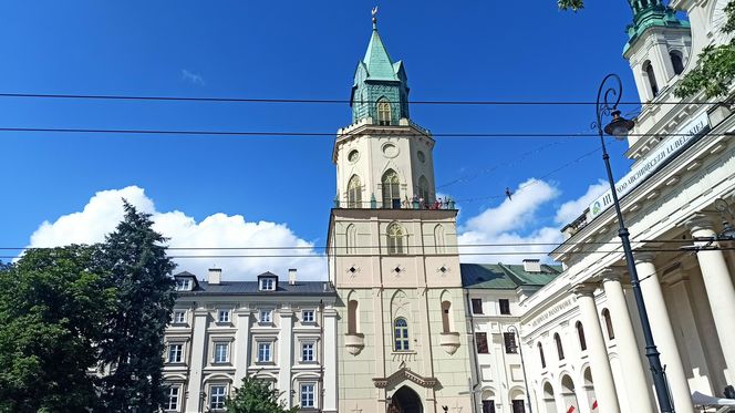 Wieża Trynitarska z Archikatedrą Lubelską