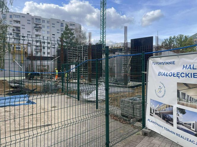 Nowa hala sportowa powstaje na Białołęce (wrzesień 2025)