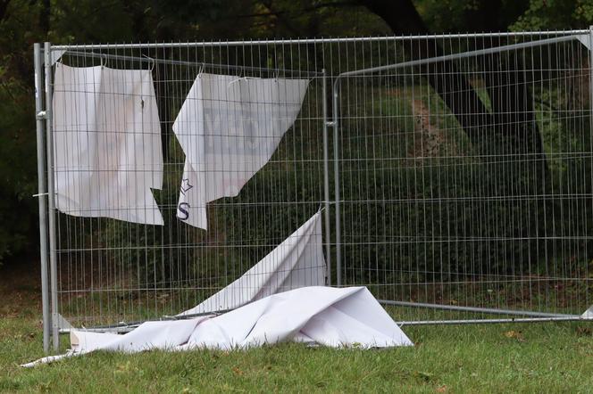 Wyborcze banery w Lublinie. Część jest już zniszczona [GALERIA]