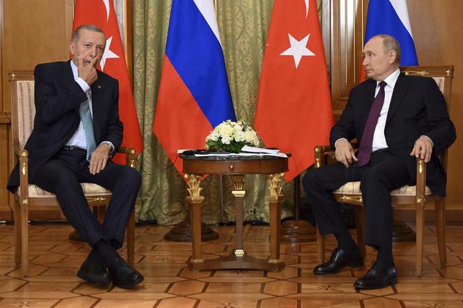 Prawdziwy Putin na spotkaniu z Erdoganem, sobowtór miał wolne