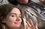 M jak miłość po wakacjach. stryj Jędrzej Gutowski (Piotr Majerczyk), Franka (Dominika Kachlik)