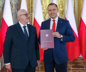 Karol Nawrocki na Zamku Królewskim 