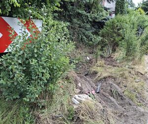 Nocna szarża przy Benedyktyńskiej w Starachowicach. Kierowca i pasażerowie uciekli