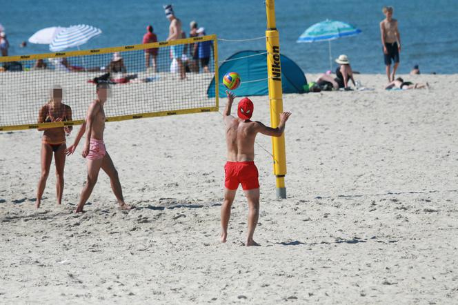 Spider-man peszko najlepszy na plaży