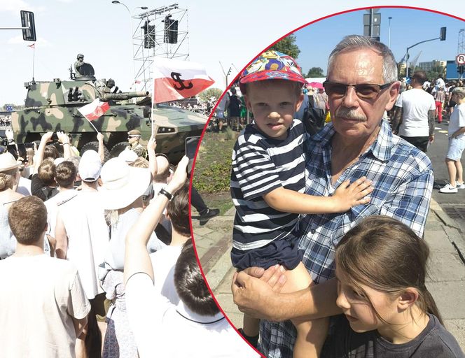 Tłumy na defiladzie wojskowej w Warszawie