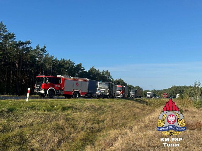 Tragiczny wypadek pod Toruniem. Nie żyje młoda kobieta, sześć osób w szpitalu. Co się stało na S10?