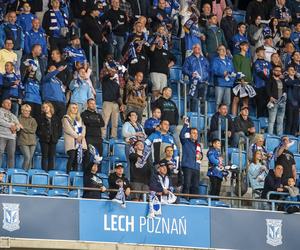 Kibice na meczu Lech Poznań - Stal Mielec