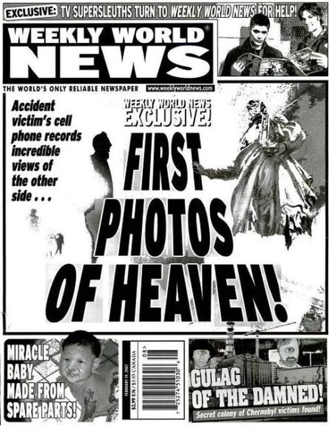 World Weekly News: Pierwsze zdjęcia Nieba
