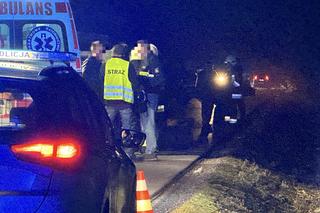  Tragedia pod Grójcem. Volkswagen huknął w rowerzystę. 54-latek nie żyje