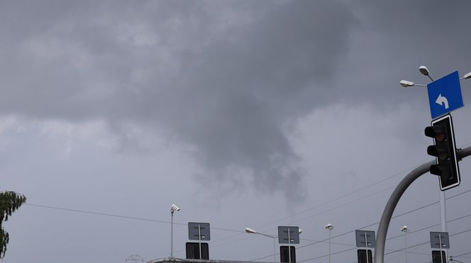 Burza nad Lublinem. Czarne chmury przykryły miasto, słychać grzmoty [GALERIA]