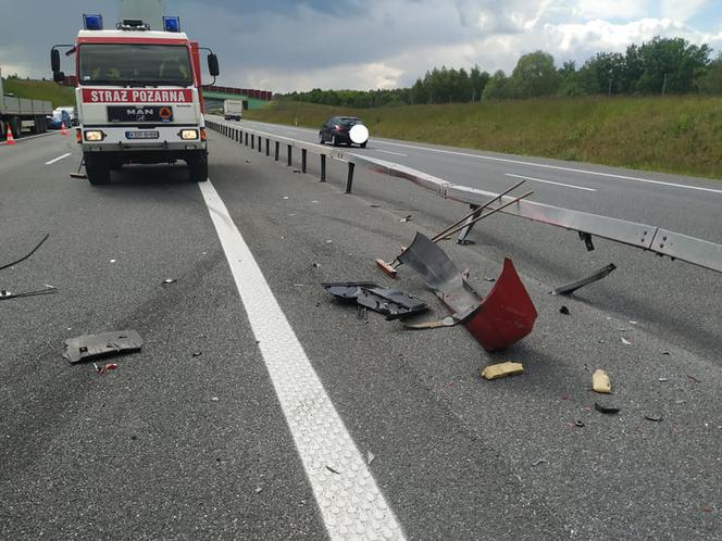 Wypadek na autostradzie A4