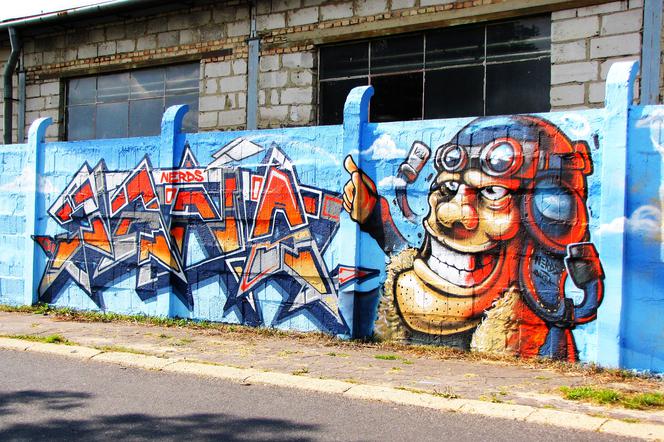 Graffiti przy Żeglarskiej w Rzeszowie nabrało kolorów