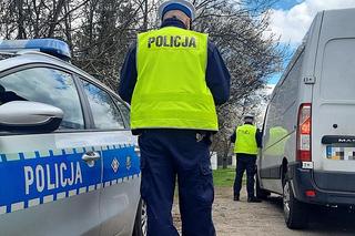 Kontrola prędkości przez policję śląską
