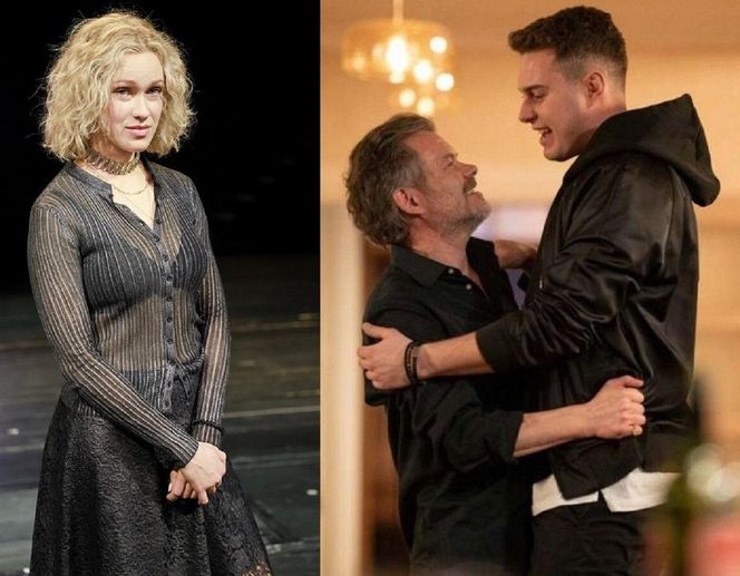 Rodzinka.pl nowy 17 sezon. Helena Englert, Marek (Jacek Braciak), Kuba (Adam Zdrójkowski)