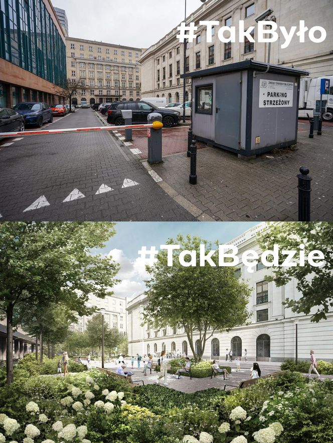 Okolice ul. Sienkiewicza po modernizacji - wizualizacje