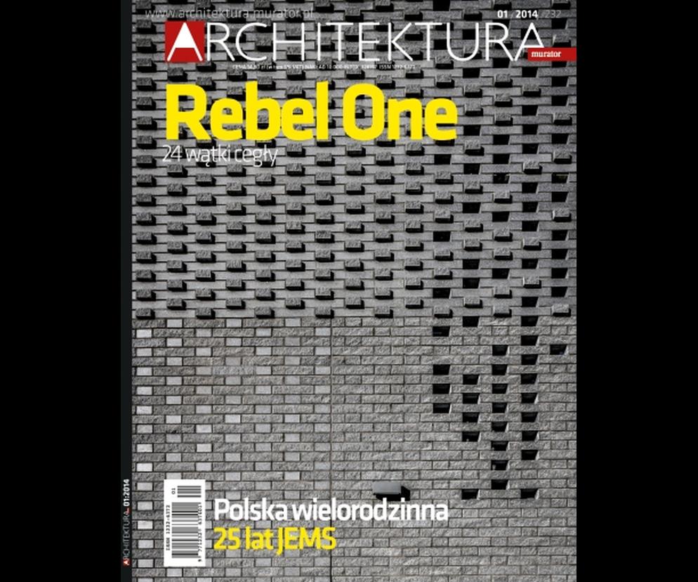Okładka Miesięcznik Architektura 01/2014