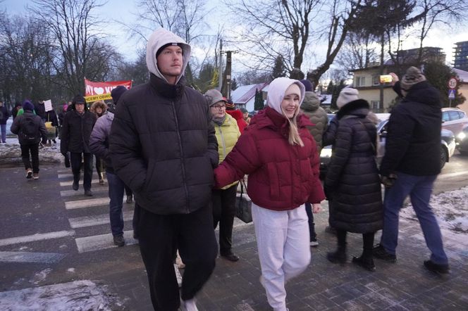 Protest kielczan przeciw budowie S74