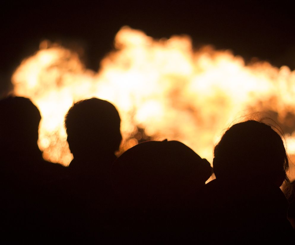 Pożar noc