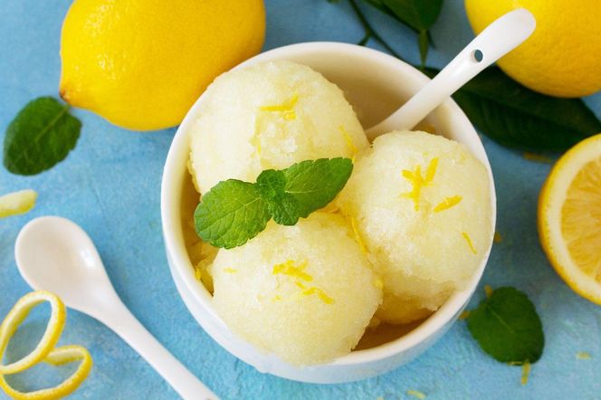 sorbet cytrynowy