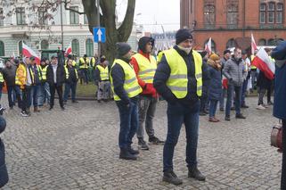 Strajk rolników w Bydgoszczy [ZDJĘIA]