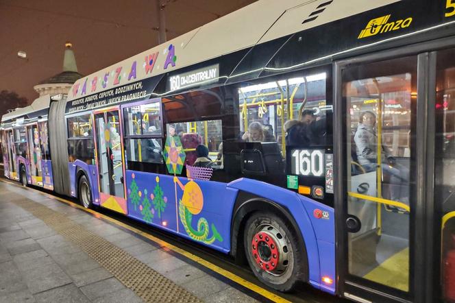 Świąteczny tramwaj, autobus i metro. Poczuj magię świąt w Warszawskim Transporcie Publicznym