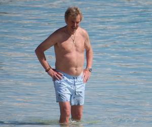 Zbigniew Boniek na plaży
