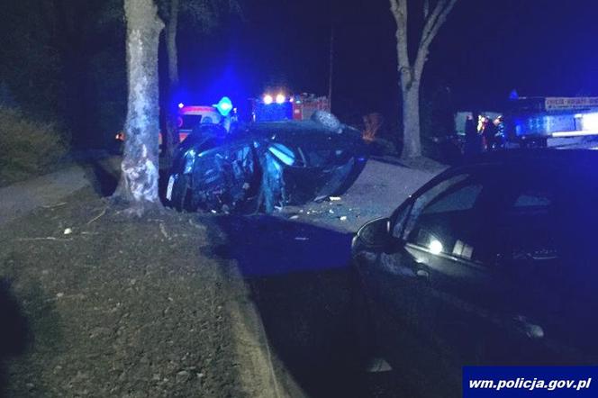 Wypadek w Bartoszycach. PIJANY OJCIEC jechał z 7-latkiem. Dziecko zabrał śmigłowiec LPR